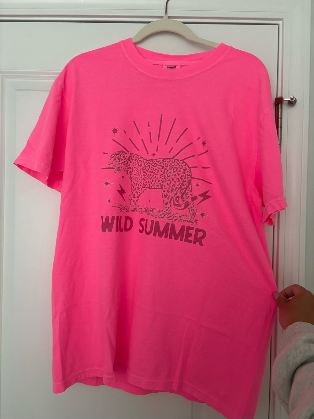 Comfort Colors Neon Pink “Wild Summer” Graphic Tee